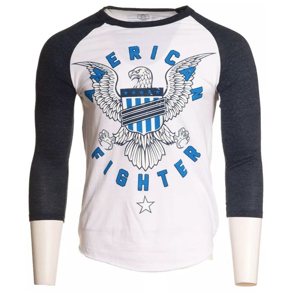 AMERICAN FIGHTER VANDERBILT RAGLAN Men's T-Shirt L - Picture 3 of 5